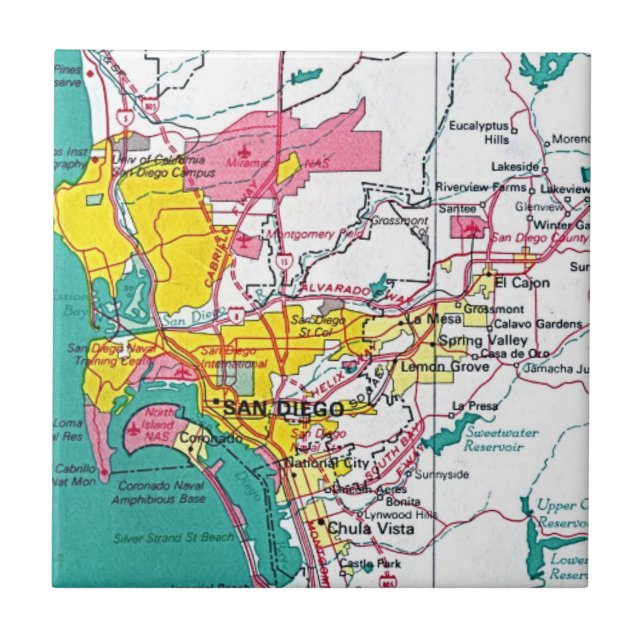 Azulejo San Diego (Frente)