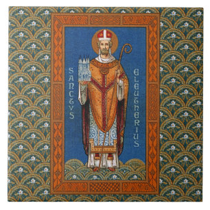 Azulejo San Eleuterio de Tournai (DG 01)