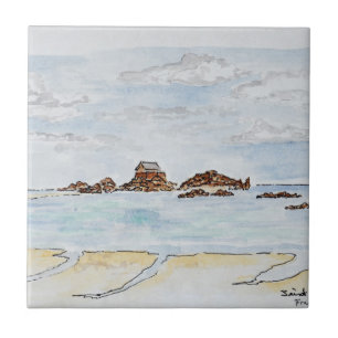 Azulejo San Enogat, Dinard  Bretaña, Francia