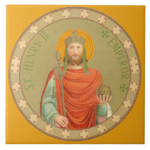 Azulejo San Enrique II, Emperador (BBS 10; Estilo 1)
