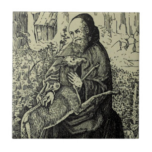 Azulejo San Gil el Ermitaño
