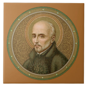 Azulejo San Ignacio de Loyola (BK 050; Estilo 2)