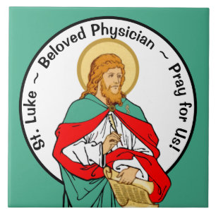 Azulejo San Lucas, querido médico (RLS 08; MedVers.)