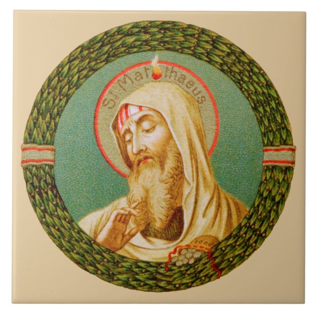 Azulejo San Mateo el Apóstol (JMAS 08) (Frente)