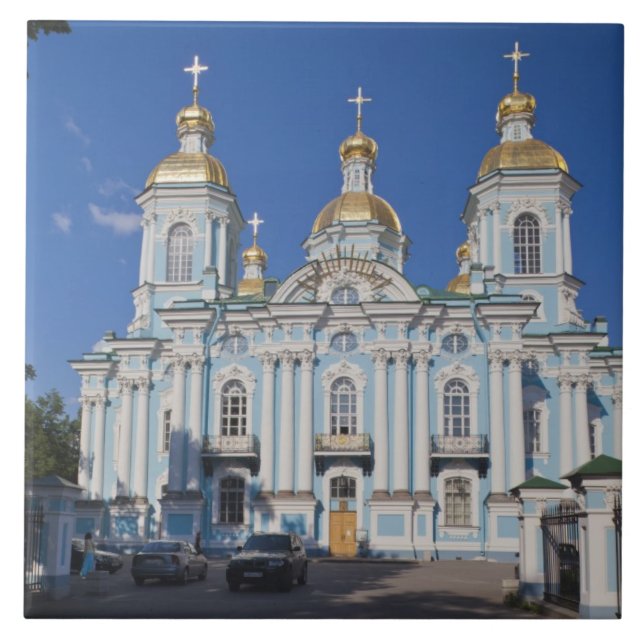 Azulejo San Petersburgo, Mariinsky, Catedral Nikolsky (Frente)