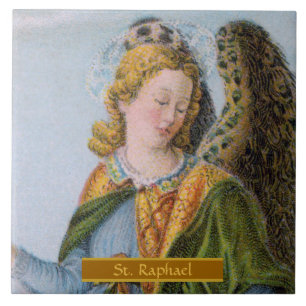 Azulejo San Rafael el Arcángel (detalle; M 017)