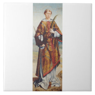 Azulejo San Vicente de Zaragoza Mártir Arte Fino