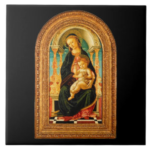 Azulejo Sandro Botticelli Madonna and Child c 1470