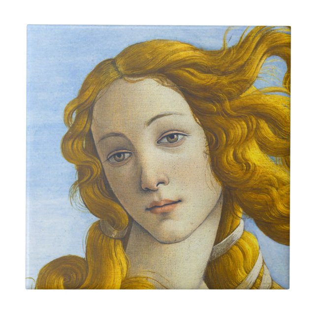 Azulejo Sandro Botticelli - Nacimiento de los detalles de  (Frente)