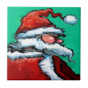 Azulejo Santa Claus