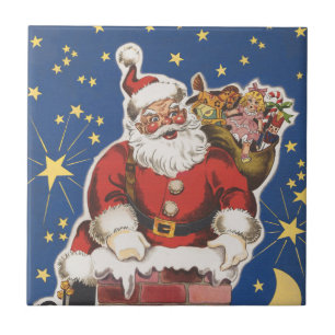Azulejo Santa Claus antiguo, Era la Noche Antes de Navidad