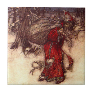 Azulejo Santa Claus Arthur Rackham