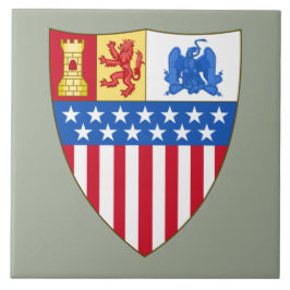 Azulejo Santa Fe, Nuevo México (Escudo de armas)