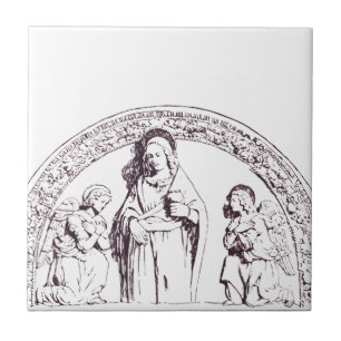 Azulejo Santa Lucía de Siracusa por Giovanni della Robbia