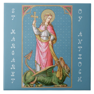 Azulejo Santa Margarita de Antioquía (SAU 038)