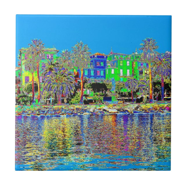 Azulejo Santa Margherita Ligure - Italia (Frente)