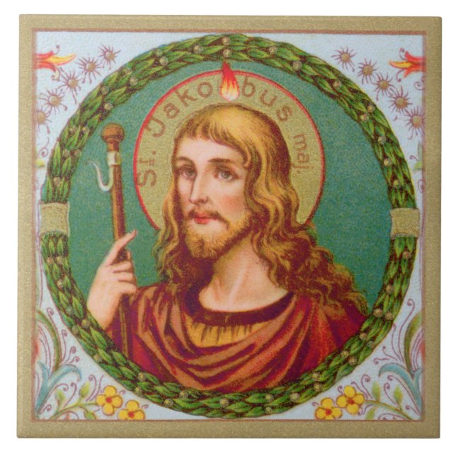 Azulejo Santiago el Grande (JMAS 04) (Frente)