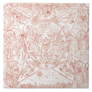 Azulejo Santísima Trinidad en Gloria