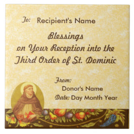 Azulejo Santo Dominic de Guzmán (PM 02)