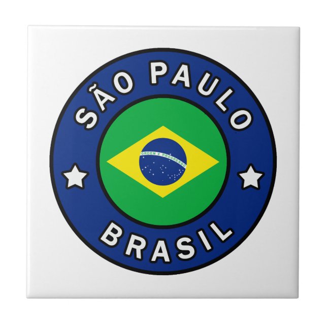 Azulejo São Pablo el Brasil (Frente)