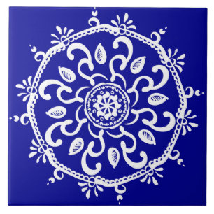 Azulejo Sapphire Mandala