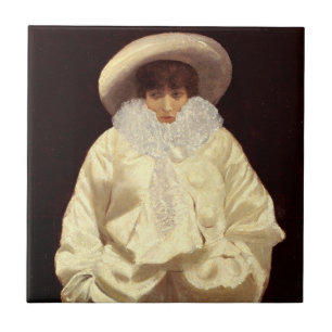 Azulejo Sarah Bernhardt como Pierrot