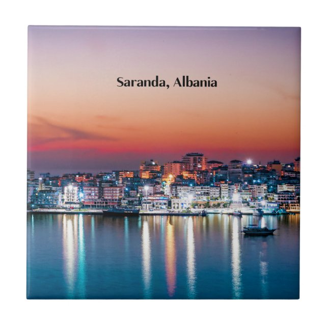 Azulejo Saranda, Albania (Frente)