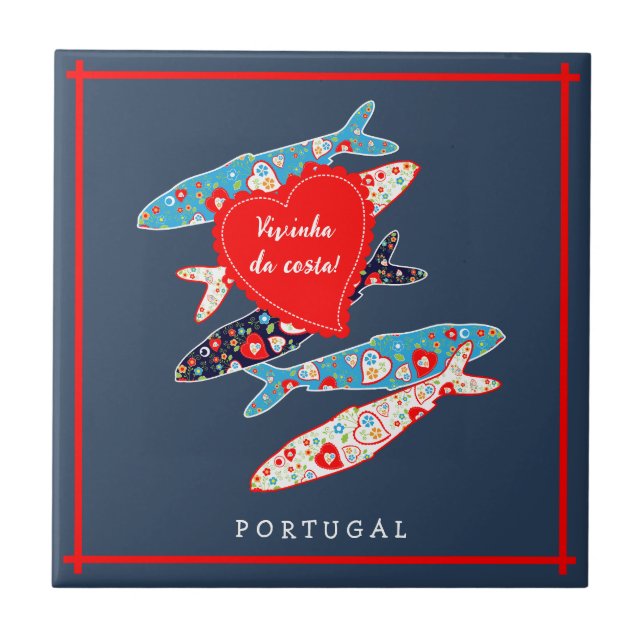 Azulejo Sardinas de Portugal (Frente)