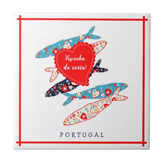 Azulejo Sardinas de Portugal (Frente)