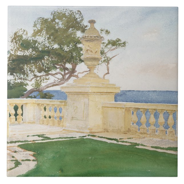 Azulejo Sargento John Singer - Terraza, Vizcaya (Frente)