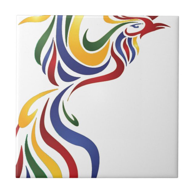Azulejo Sari Manok de Pinoy (Frente)