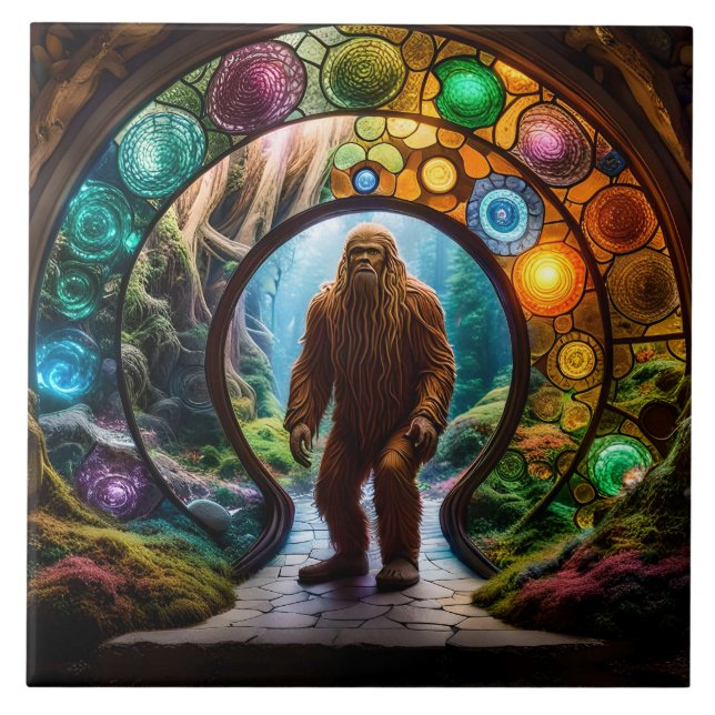 Azulejo Sasquatch Dimensional Portal (Frente)