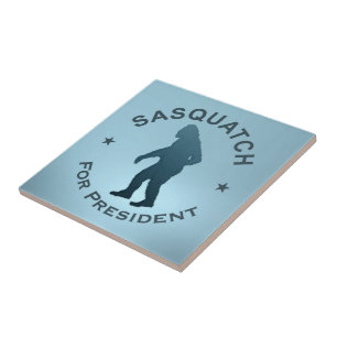 Azulejo Sasquatch Para Presidente