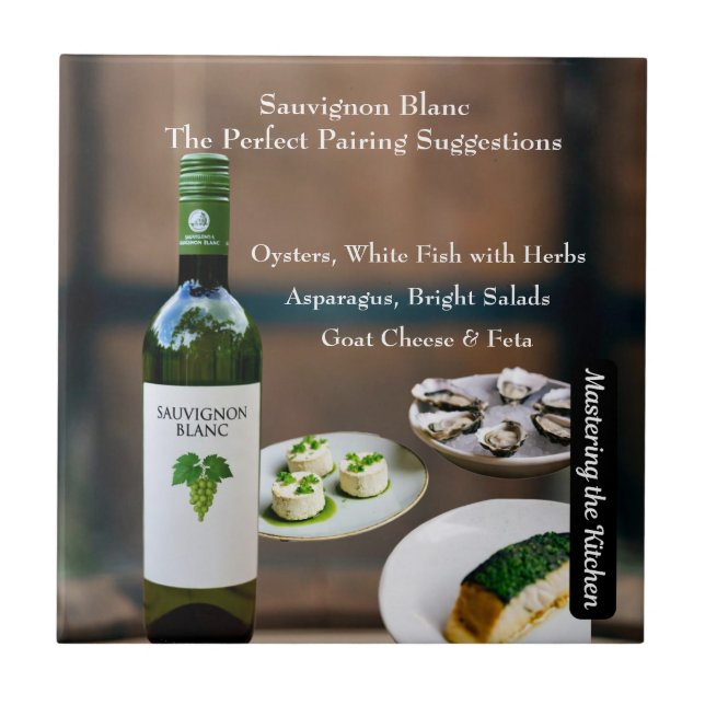 Azulejo Sauvignon Blanc Wine Pairing Guide (Frente)
