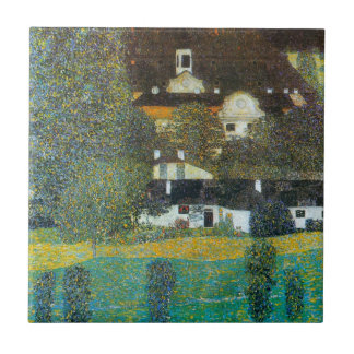 Azulejo Schloss Kammer sobre el Attersee II de Gustav Klim
