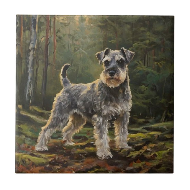 Azulejo Schnauzer  (Frente)