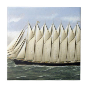 Azulejo Schooner Thomas W Lawson años 1900