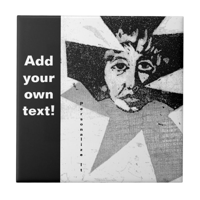 Azulejo Sci-Fi - Fantasía Lanore de Poe y Annabelle Lee (Frente)