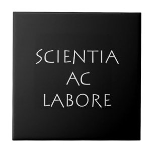 Azulejo Scientia ac labore