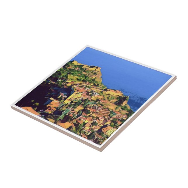 Azulejo SCL001 TAORMINA - Sicilia - Italia, (Lado)