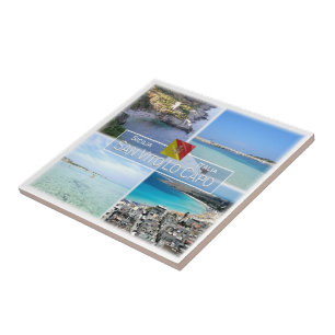 Azulejo SCL012 SAN VITO LO CAPO, Mosaic, Sicilia,