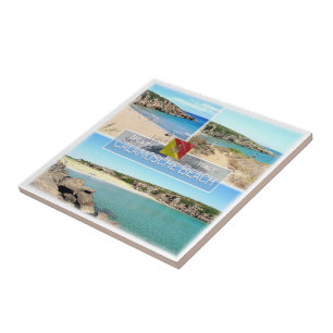 Azulejo SCL021 PLAYA DE CALAMOSCHE, Mosaico, Sicilia,