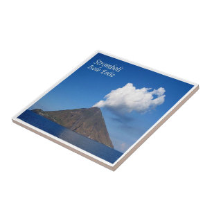 Azulejo SCL036 STROMBOLI, Sicilia, Italia,