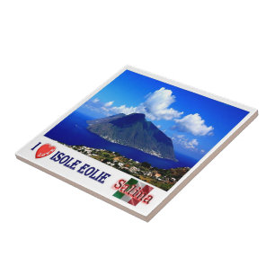 Azulejo SCL038 ISLAS AEOLIANAS SALINA I Love,