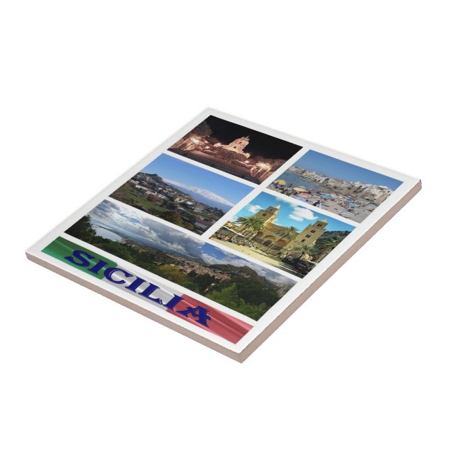 Azulejo SCL054 SICILY, Mosaic, Italia, (Lado)