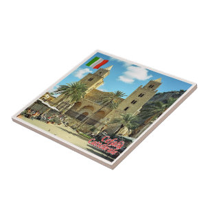 Azulejo SCL085 Catedral CEFALU', Sicilia, Italia,