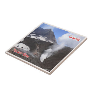 Azulejo SCL089 CATANIA, ETNA, Sicilia, Italia,