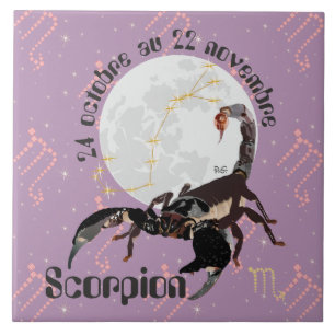 Azulejo Scorpion 24 22 Carreaux octobre au novembre