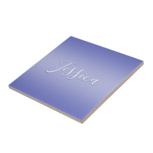 Azulejo Script cursivo editable Blanco y violeta púrpura