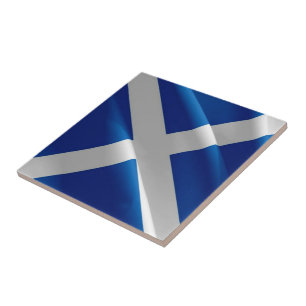 Azulejo SCT002 WAVING Scottish FLAG, ESCOCIA,
